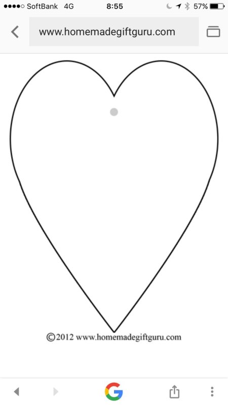 Сердечко Тильда выкройка