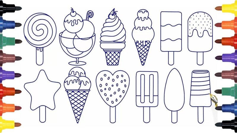 Мини рисунки для срисовки