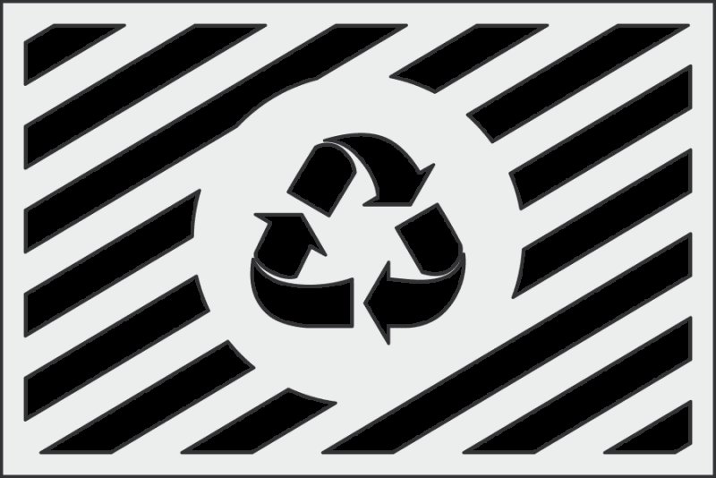 Пионер трафарет