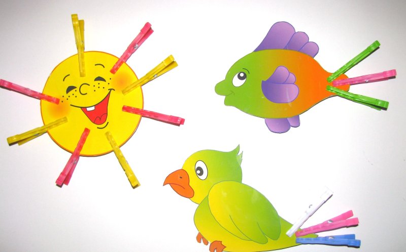 Игры с прищепками