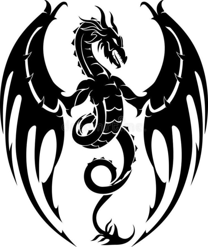 Дракон эскиз