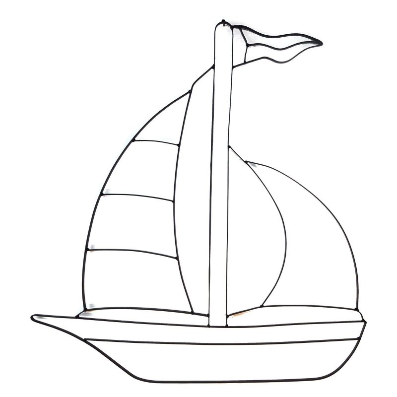 Трафарет парусника
