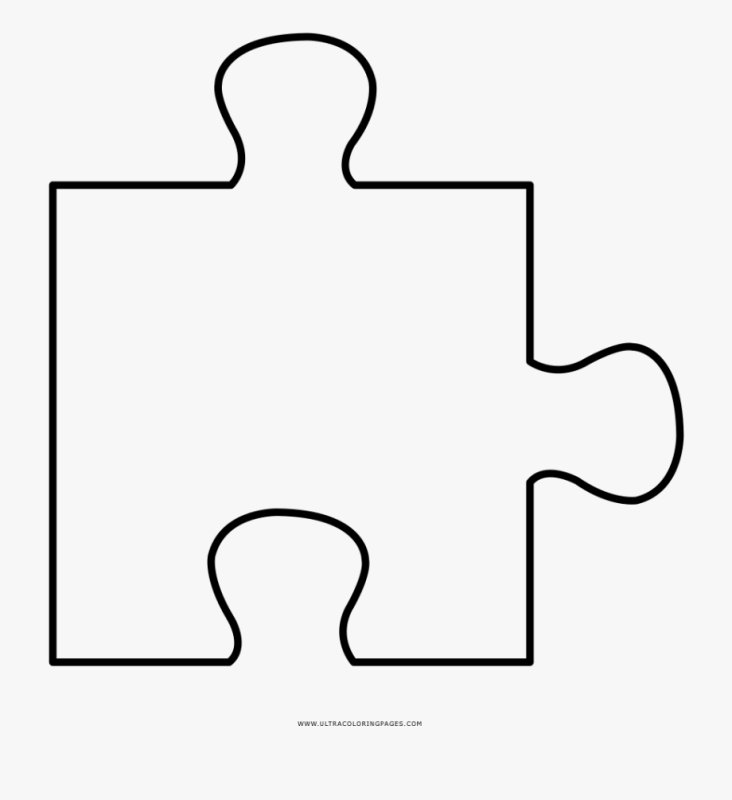 Пазл контур