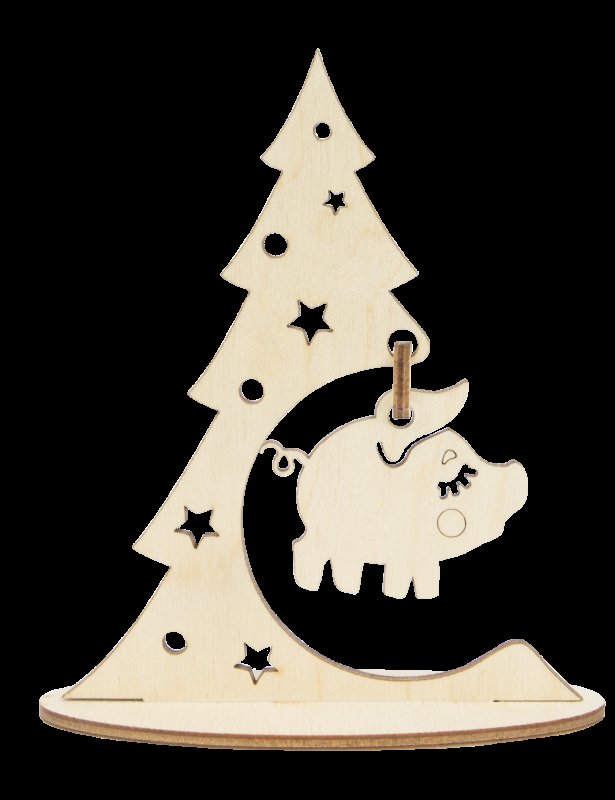 Елочка из фанеры