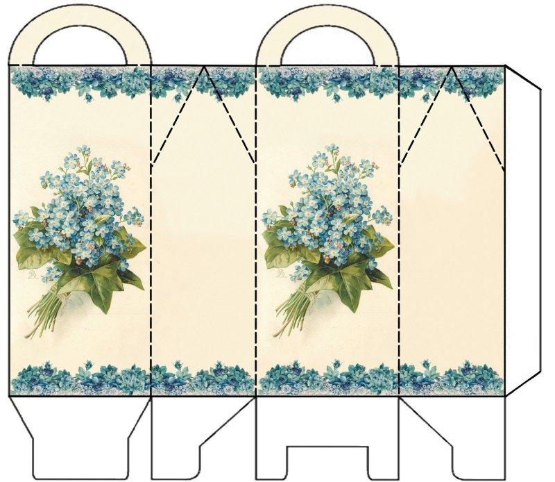 Коробочки шаблоны для печати