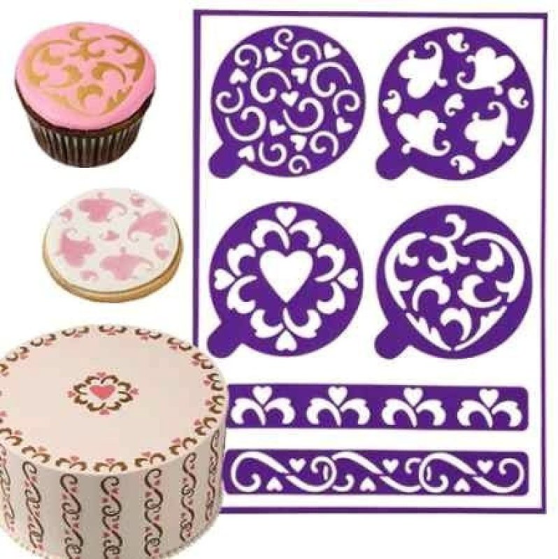 Торт с орнаментом