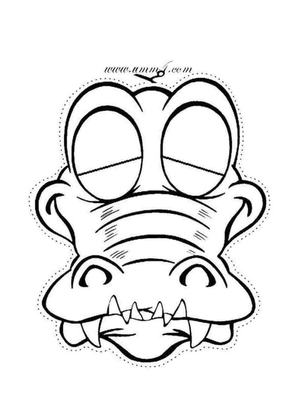 Маска крокодила