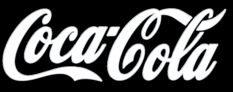 Трафарет Кока кола надпись