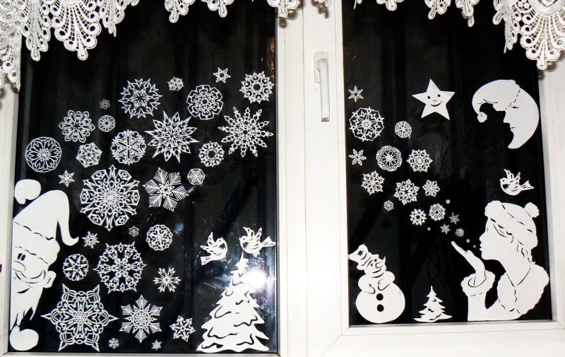 Новогодние окна