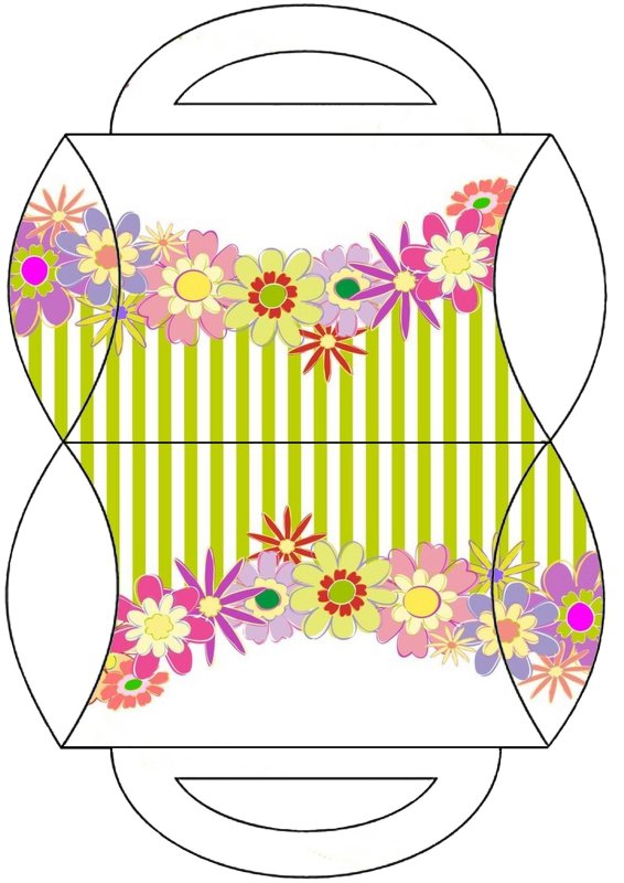 Макет подарочного пакета