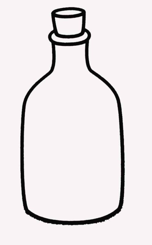 Бутылка шаблон