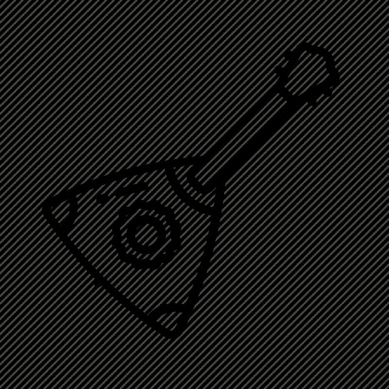 Народный инструмент балалайка