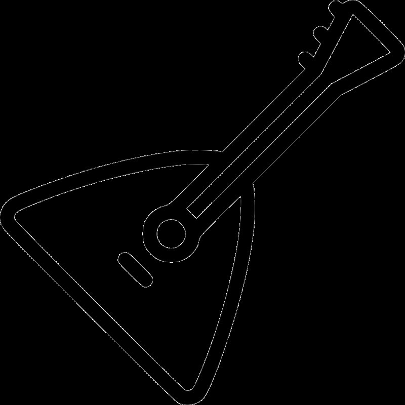 Балалайка раскраска