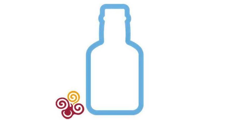 Трафарет бутылки