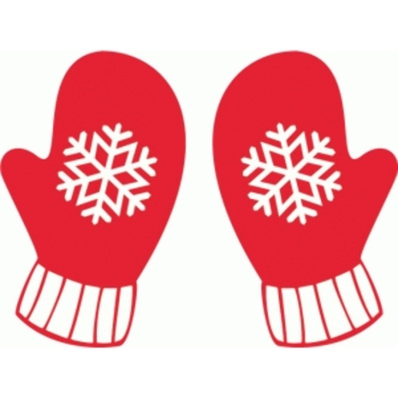 Силуэт рукавичек