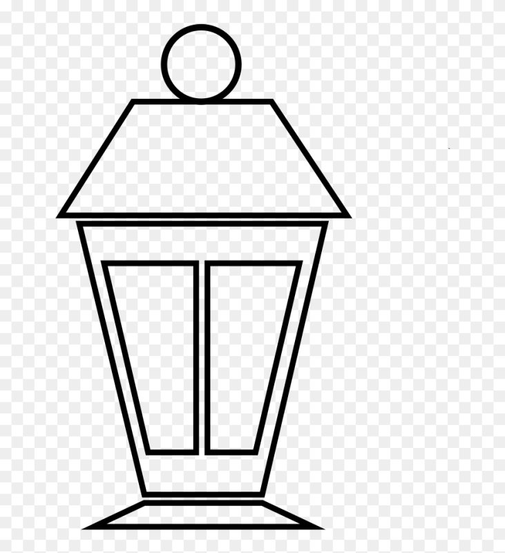 Эскиз уличного фонаря