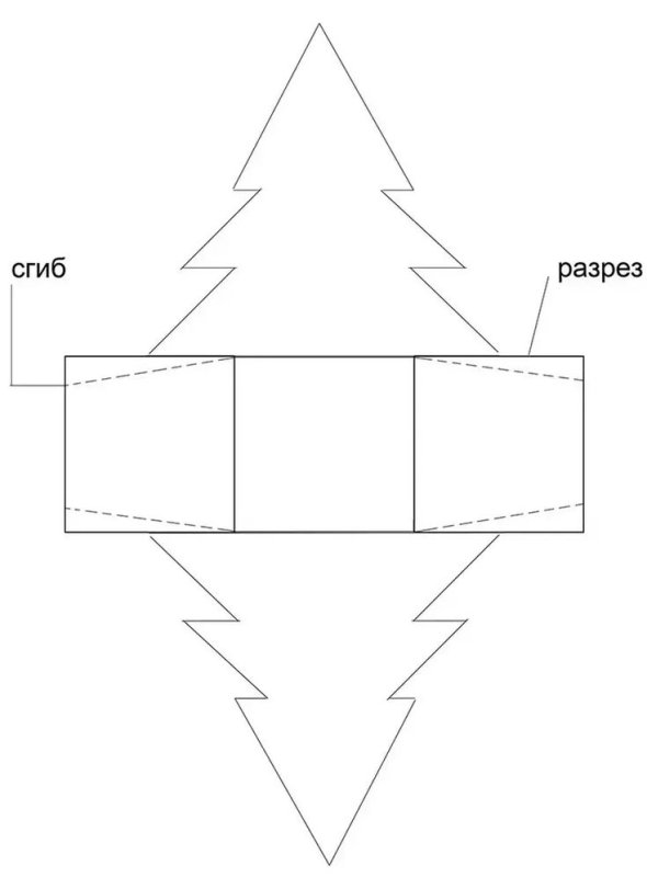 Новогодние коробочки из бумаги