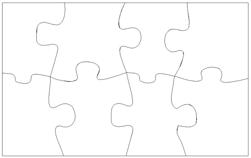 Разметка для пазла