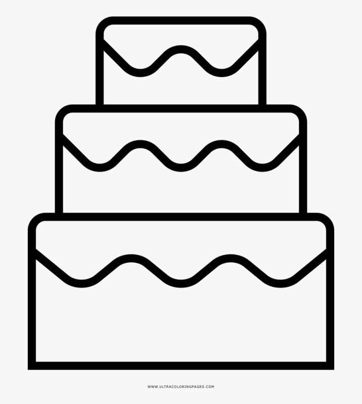 Раскраска торт