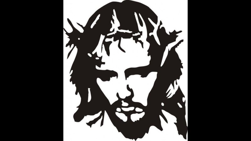 Трафарет Иисуса Христа