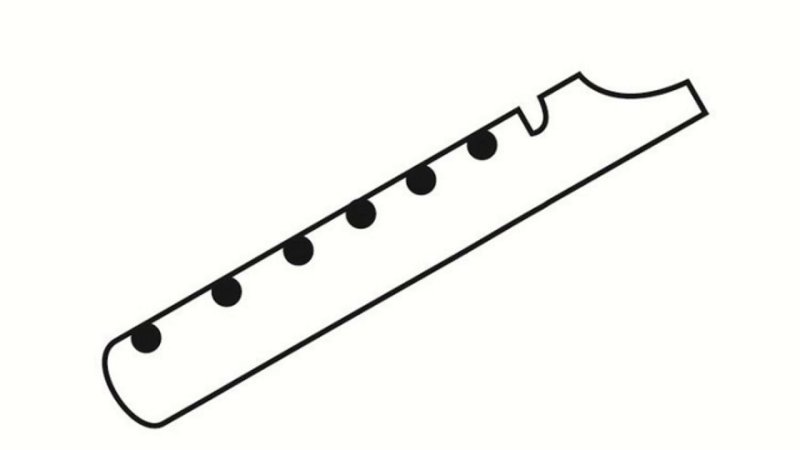 Дудочка раскраска для детей