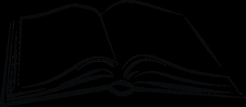 Рисунок развернутой книги