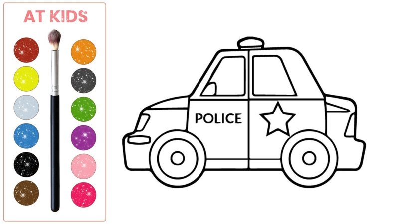 Машинка рисунок для детей