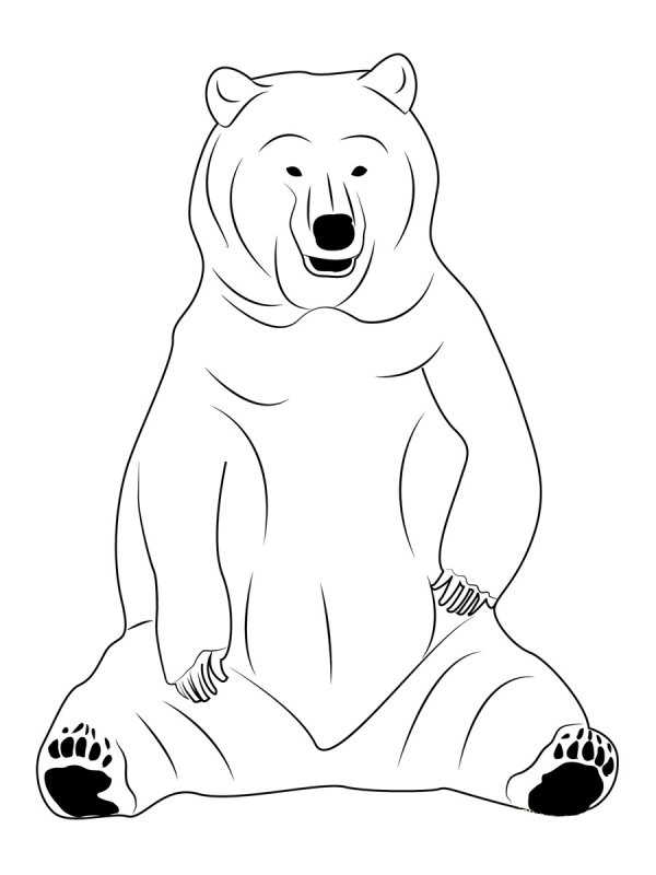 Медведь мультяшный