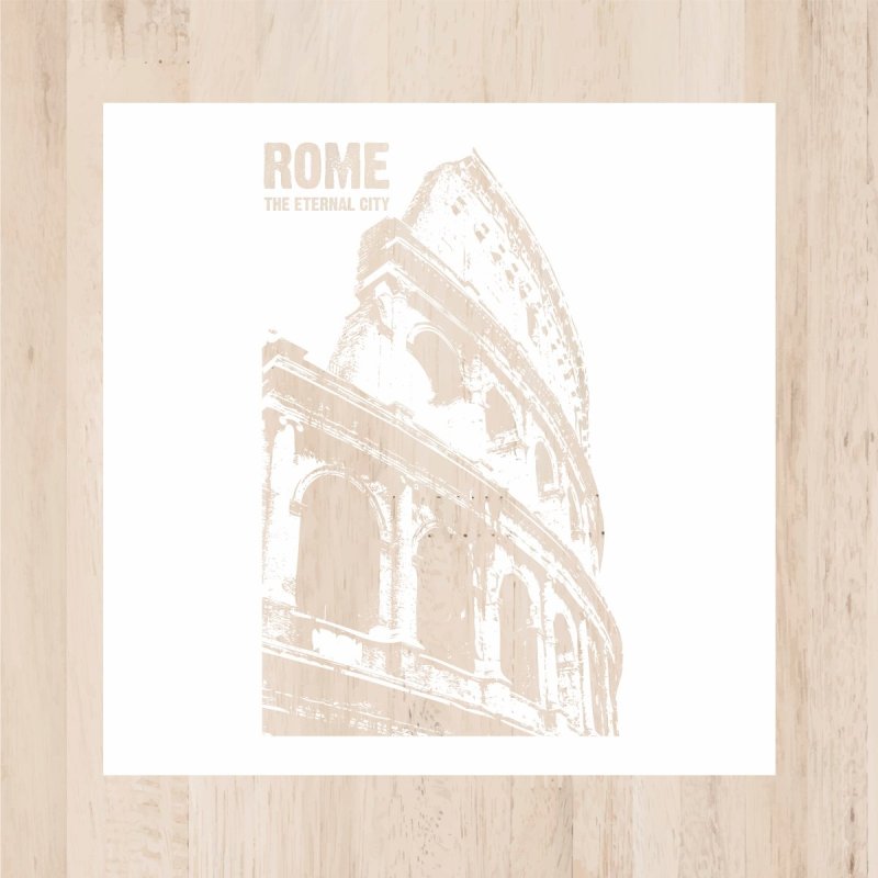 Трафарет Рим