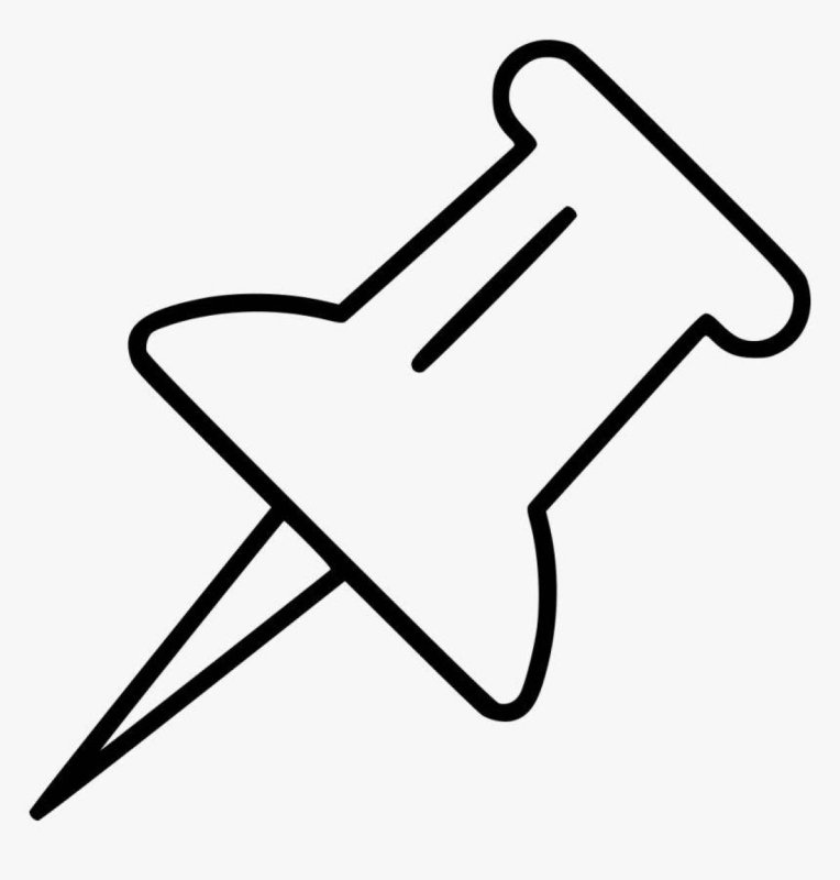 Кнопка канцелярская раскраска