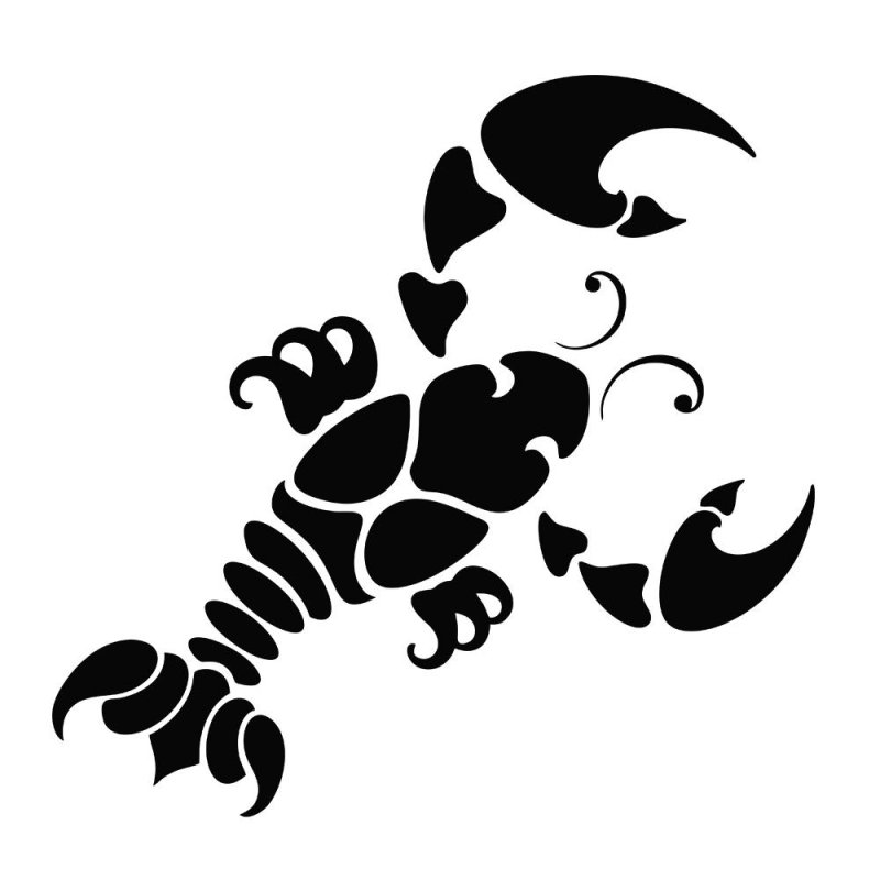 Скорпион знак зодиака векторный рисунок