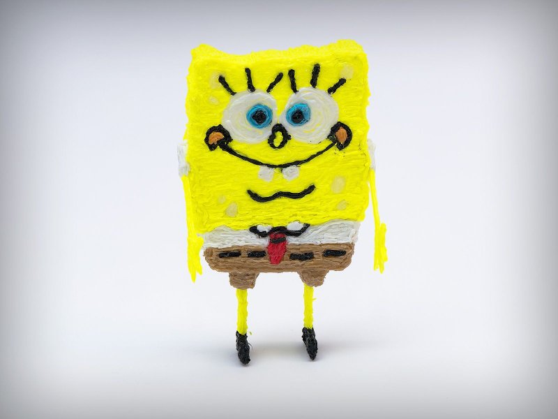 Спанч Боб 3d ручкой