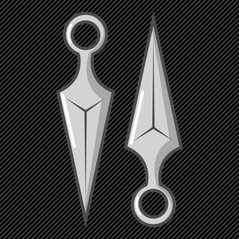 Ножи из СТЕНДОФФ 2 чертежи кунай