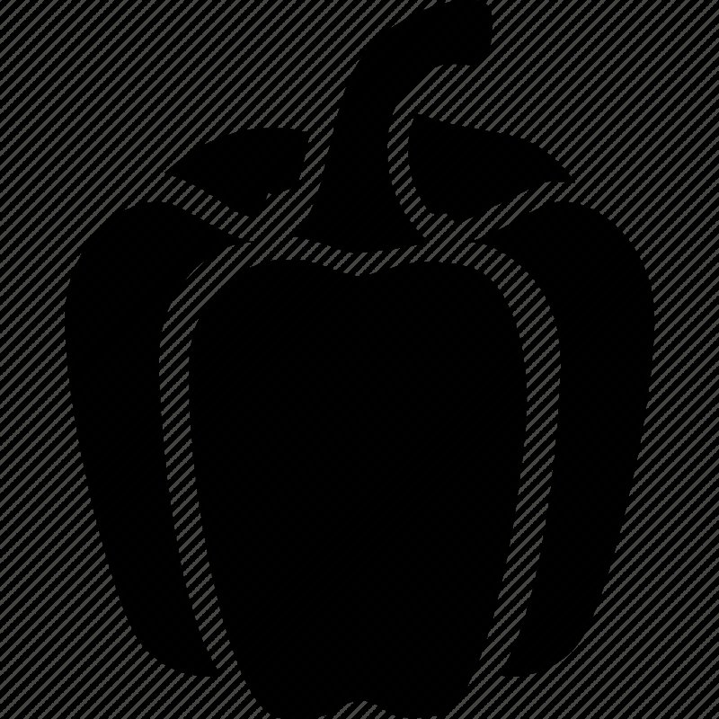 Перец болгарский силуэт