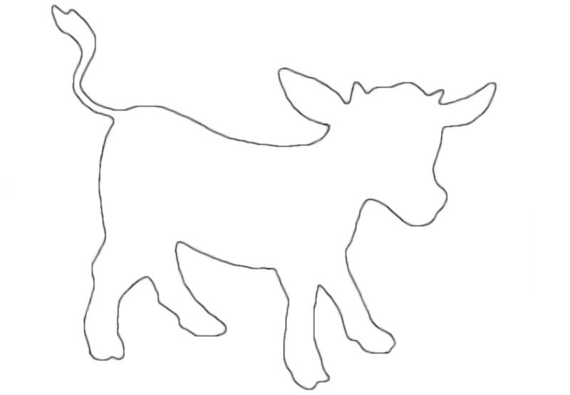 Вытынанки домашние животные