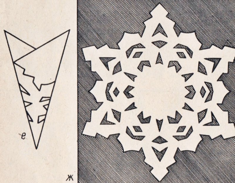 Красивые снежинки для вырезания