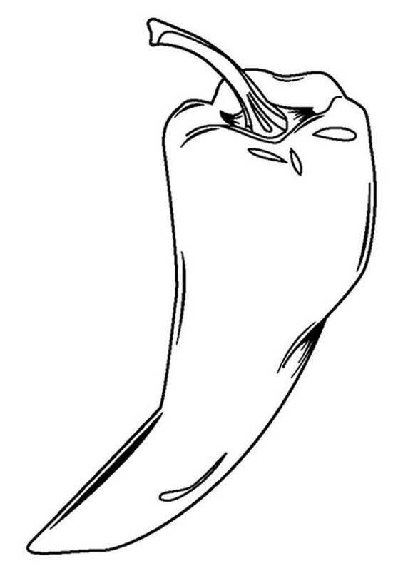 Трафарет перец