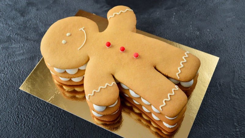 Медовый торт Пряничный человечек