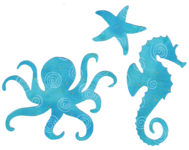 Трафареты морские
