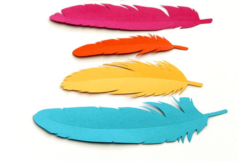 Поделки с перьями