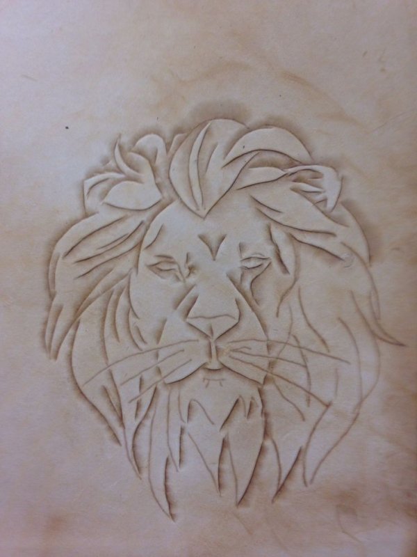 Лев резьба по дереву рисунок
