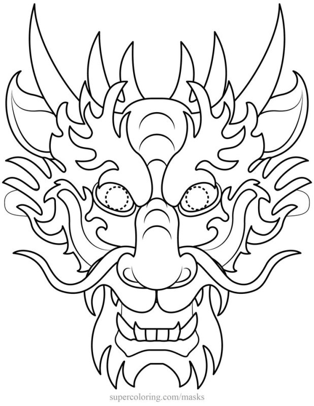 Голова китайского дракона