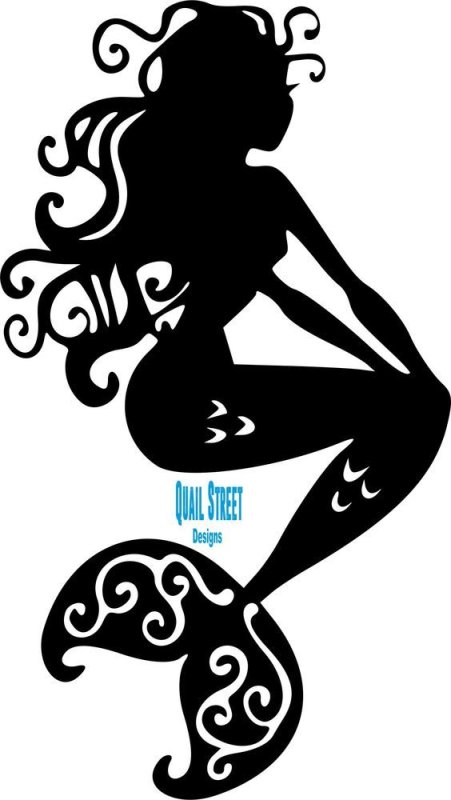 Русалочка силуэт