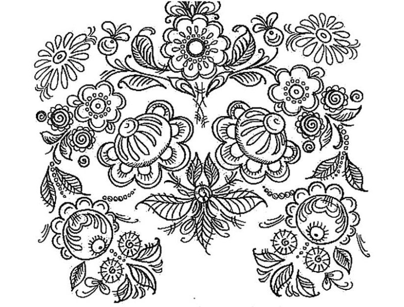 Русские узоры для рисования