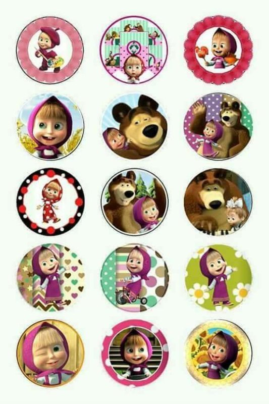 Маша и медведь. (С наклейками)