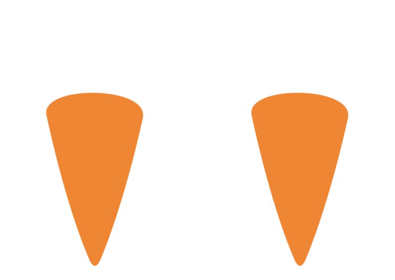 Нос снеговика