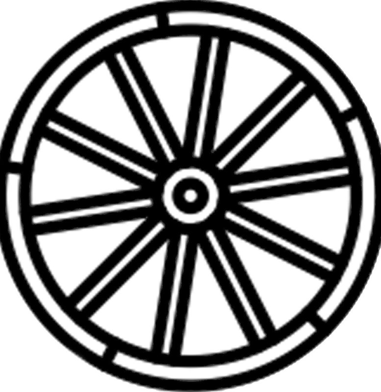 Колесо раскраска