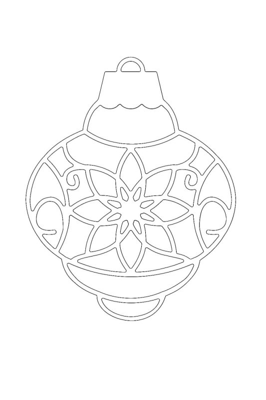 Новогодние игрушки вытынанки на окна