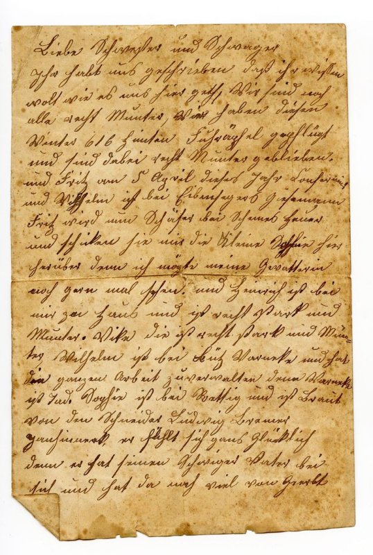 Текст на бумаге