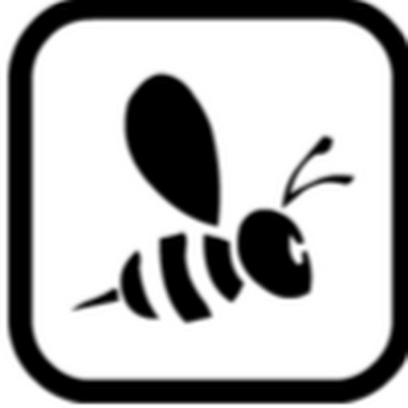 Трафарет пчелы для торта